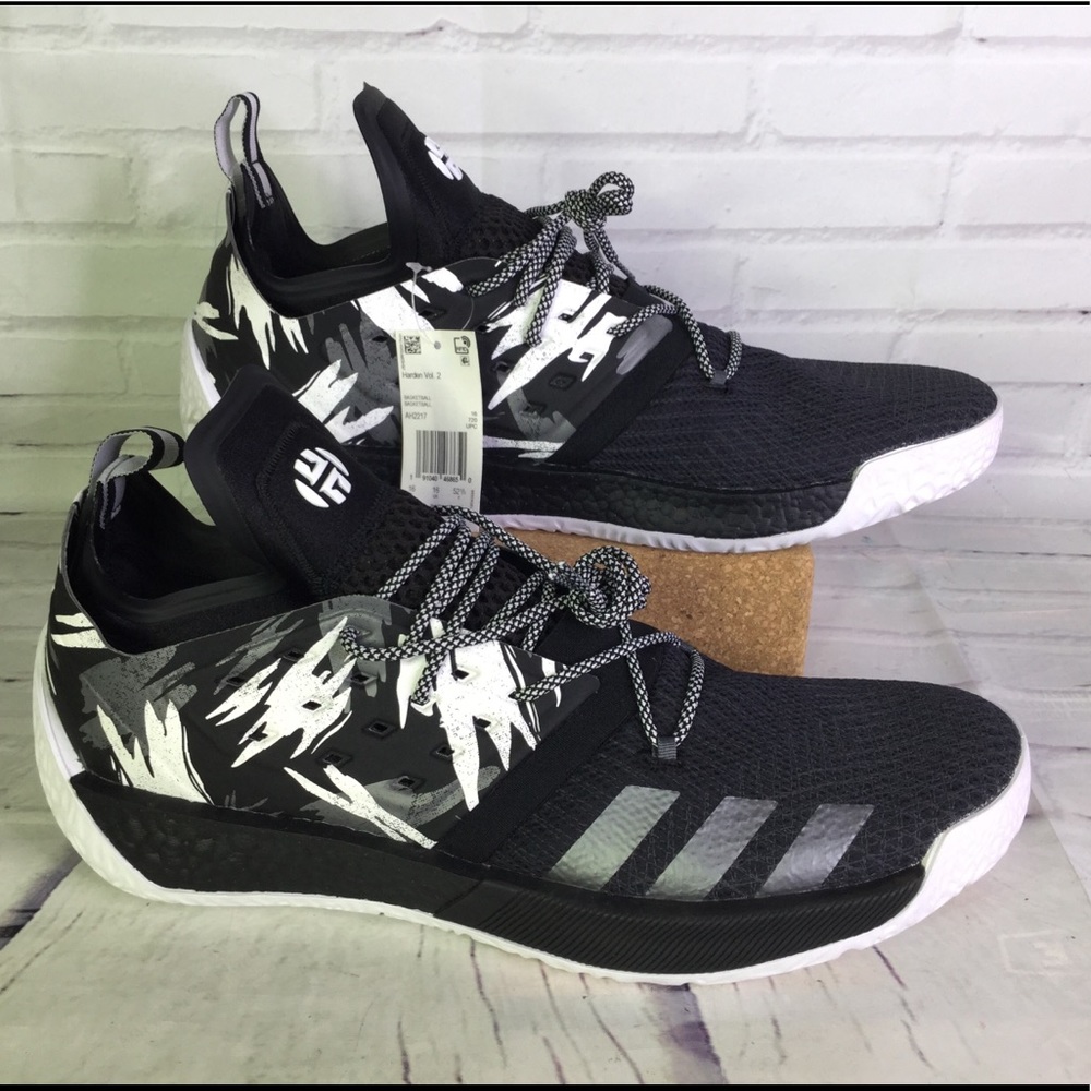Adidas James Harden Vol 2 Traffic Jam Size 17 Shoe - Picture 4 of 8